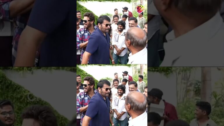Mega157 ന്റെ പൂജയിൽ പങ്കെടുത്ത് താരങ്ങൾ ❤️#chiranjeevi #venkatesh #mega157