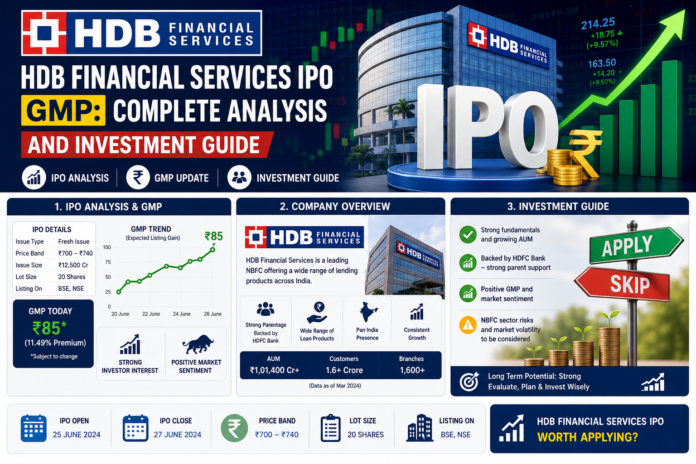 HDB Financial Services IPO GMP: Complete Analysis and Investment Guide